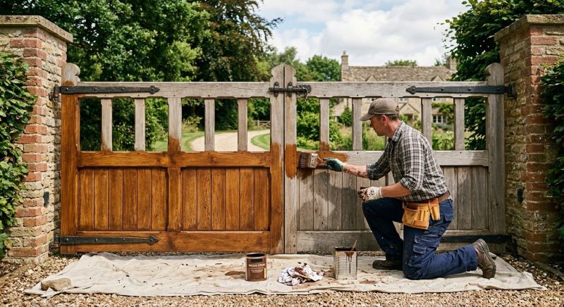 Gate Staining in Waco, TX