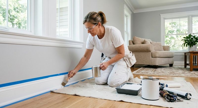 Great Room Painting in Wilmington, NC