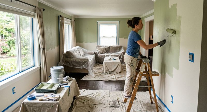 Interior Wall Painting in Kansas City, KS