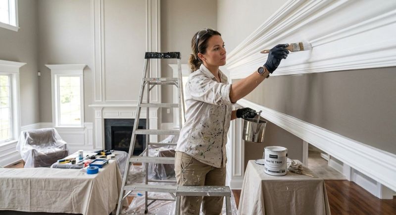Shiplap Painting in Waco, TX